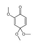 2,4,4-trimethoxycyclohexa-2,5-dien-1-one结构式