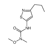 1-methoxy-1-methyl-3-(3-propyl-1,2-thiazol-5-yl)urea结构式
