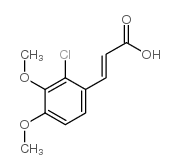 3-(2-CHLORO-3,4-DIMETHOXYPHENYL)ACRYLIC ACID structure