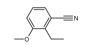 2-ethyl-3-methoxy-benzonitrile结构式