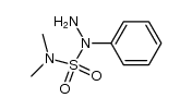 N,N-Dimethyl-1-phenyl-hydrazinsulfonamid结构式