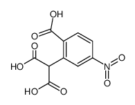 2-(2-carboxy-5-nitrophenyl)malonic acid结构式