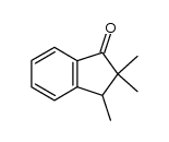 2,2,3-trimethylindan-1-one结构式