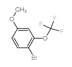 1-溴-4-甲氧基-2-三氟甲氧基苯结构式