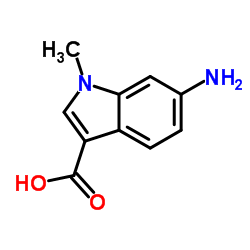 6-Amino-1-methyl-1H-indole-3-carboxylic acid Structure