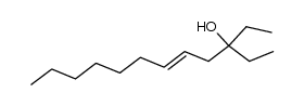 3-ethyl-dodec-5-en-3-ol结构式
