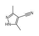 3,5-dimethyl-1H-pyrazole-4-carbonitrile Structure