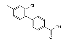 4-(2-chloro-4-methylphenyl)benzoic acid Structure