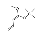 1-[(trimethylsilyl)oxy]-1-methoxy-1,3-butadiene Structure