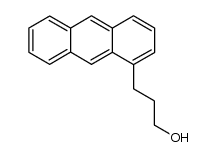 3-[1]anthryl-propan-1-ol结构式