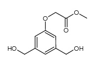 2-[3,5-bis(hydroxymethyl)phenoxy]acetate结构式