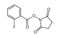 (2,5-dioxopyrrolidin-1-yl) 2-fluorobenzoate结构式