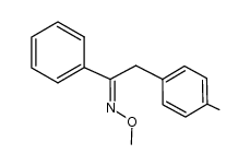 phenyl p-tolylmethyl ketone O-methyloxime结构式