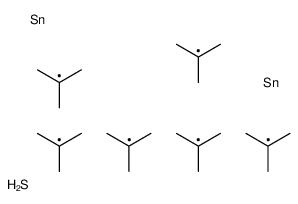 tritert-butyl(tritert-butylstannylsulfanyl)stannane Structure