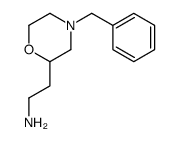 2-(4-benzylMorpholin-2-yl)ethan-1-amine结构式