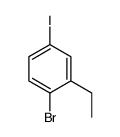 1-溴-2-乙基-4-碘苯结构式