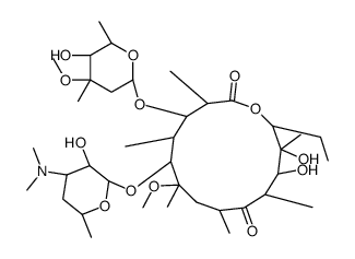 (14R)-14-羟基克拉霉素结构式