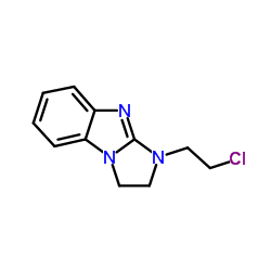 1-(2-Chloroethyl)-2,3-dihydro-1H-imidazo[1,2-a]benzimidazole Structure