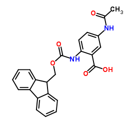 FMOC-5-ACETAMIDO-2-AMINOBENZOIC ACID Structure