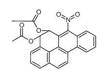 [(4R,5S)-5-acetyloxy-6-nitro-4,5-dihydrobenzo[a]pyren-4-yl] acetate结构式