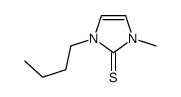 1-butyl-3-methylimidazole-2-thione结构式