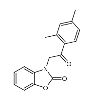 3-(2-(2,4-dimethylphenyl)-2-oxoethyl)benzo[d]oxazol-2(3H)-one Structure