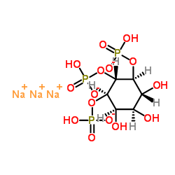 D-肌醇-1,5,6-三磷酸钠盐结构式