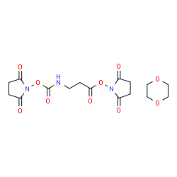 N-Succinimidoxycarbonyl--alanine N-Succinimidyl Ester 1,4- Dioxane complex structure