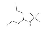 N-trimethylsilyl-4-aminoheptane Structure