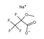 sodium 2,3,3,3-tetrafluoro-2-methoxypropanoate结构式