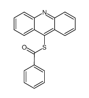 thiobenzoic acid S-acridin-9-yl ester Structure