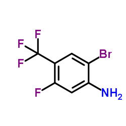 2-Bromo-5-fluoro-4-(trifluoromethyl)aniline Structure