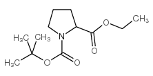 BOC-DL-脯氨酸乙酯结构式