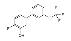 2-fluoro-5-[3-(trifluoromethoxy)phenyl]phenol Structure