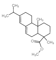 1-Phenanthrenecarboxylicacid, 1,2,3,4,4a,4b,5,6,10,10a-decahydro-1,4a-dimethyl-7-(1-methylethyl)-,methyl ester, (1R,4aR,4bR,10aR)- Structure