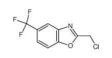 2-Chloromethyl-5-trifluoromethyl-benzooxazole结构式