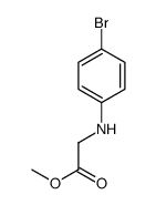 Methyl N-(4-bromophenyl)glycinate Structure
