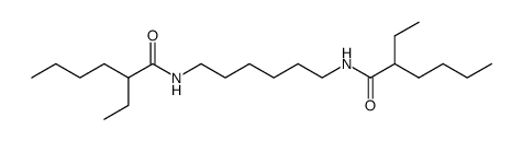 N,N'-hexane-1,6-diylbis(2-ethylhexanamide)结构式