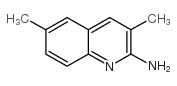2-氨基-3,6-二甲基喹啉结构式