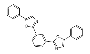 5-phenyl-2-[3-(5-phenyl-1,3-oxazol-2-yl)phenyl]-1,3-oxazole Structure