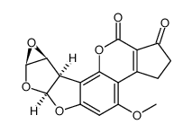 aflatoxin B1 endo-8,9-oxide结构式