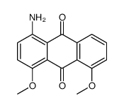 1-Amino-4,5-dimethoxy-9,10-anthracenedione结构式