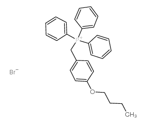 (4-丁氧基苯甲基)三苯基溴化磷结构式