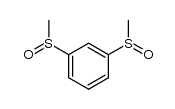 1,3-bis-methanesulfinyl-benzene Structure
