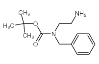 (2-氨基乙基)-苄基氨基甲酸叔丁酯结构式