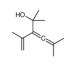 3-(1-Methylethenyl)-2,5-dimethyl-3,4-hexadien-2-ol结构式