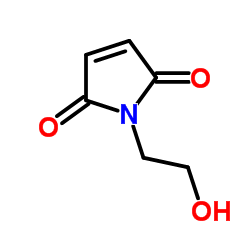 N-(2-羟乙基)马来酰亚胺结构式