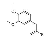 4-(2-fluoroprop-2-enyl)-1,2-dimethoxybenzene结构式