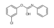 (3-chlorophenyl) N-phenylcarbamate Structure