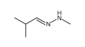 2-Methylpropanal methyl hydrazone Structure